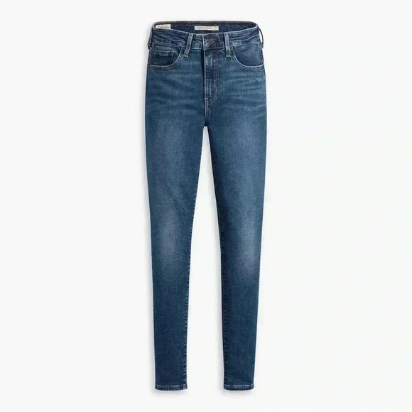 Levi’s 721 Skinny Jeans Medium Wash Blue Denim Size 26 - Picture 3 of 16